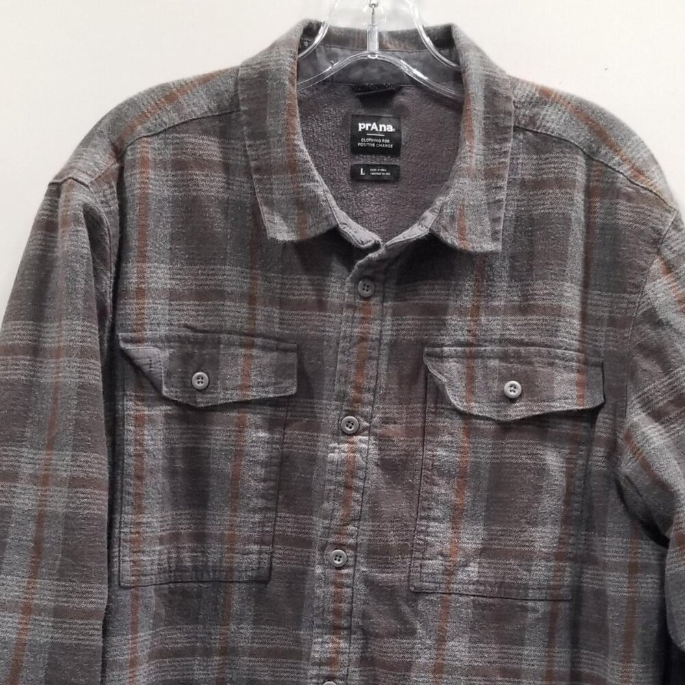 Prana Men's Large Flannel Shacket (EUC) - FREE SHIPPING